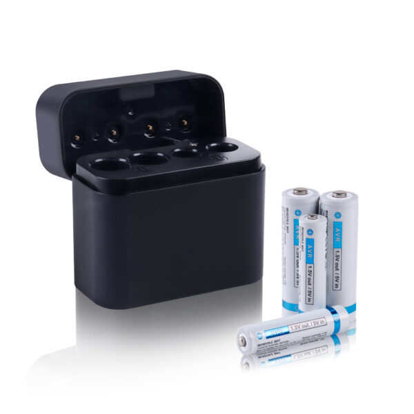 2 Slot AA+2 Slot AAA Li-ion Battery Charging Box