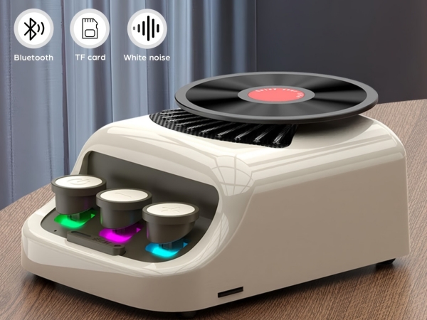 stylish retro vinyl bluetooth speaker