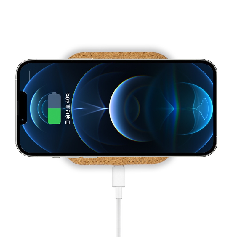 sustainable cork wireless charger