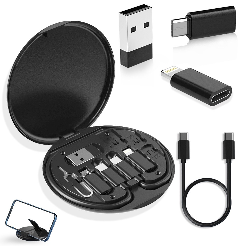 fast charging data cable kit front display