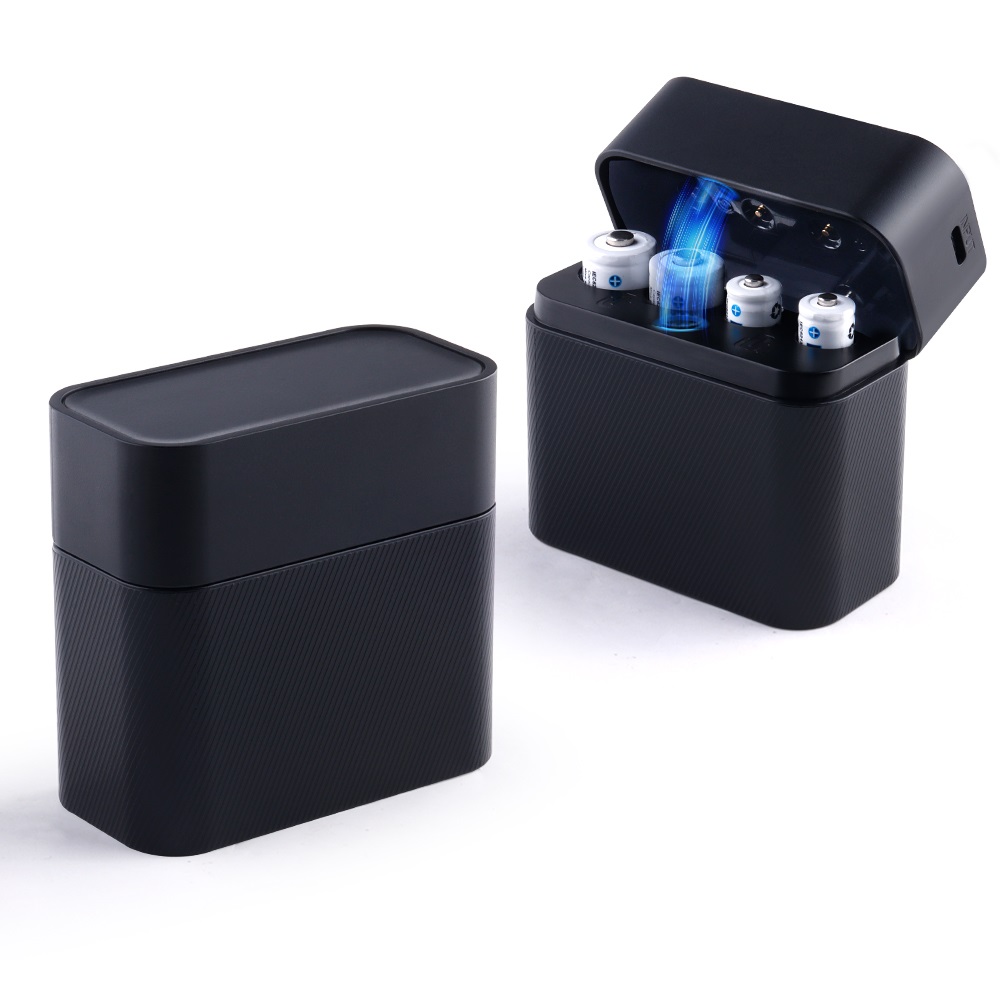compact dual-slot battery charger product image